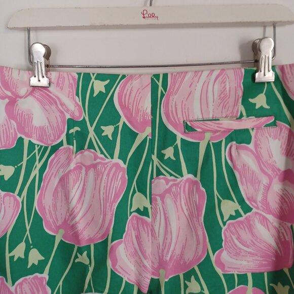 Lilly Pulitzer Pants 6 "Towering Tulips" Rare HTF Print Spring/Easter/Passover - Picture 5 of 8